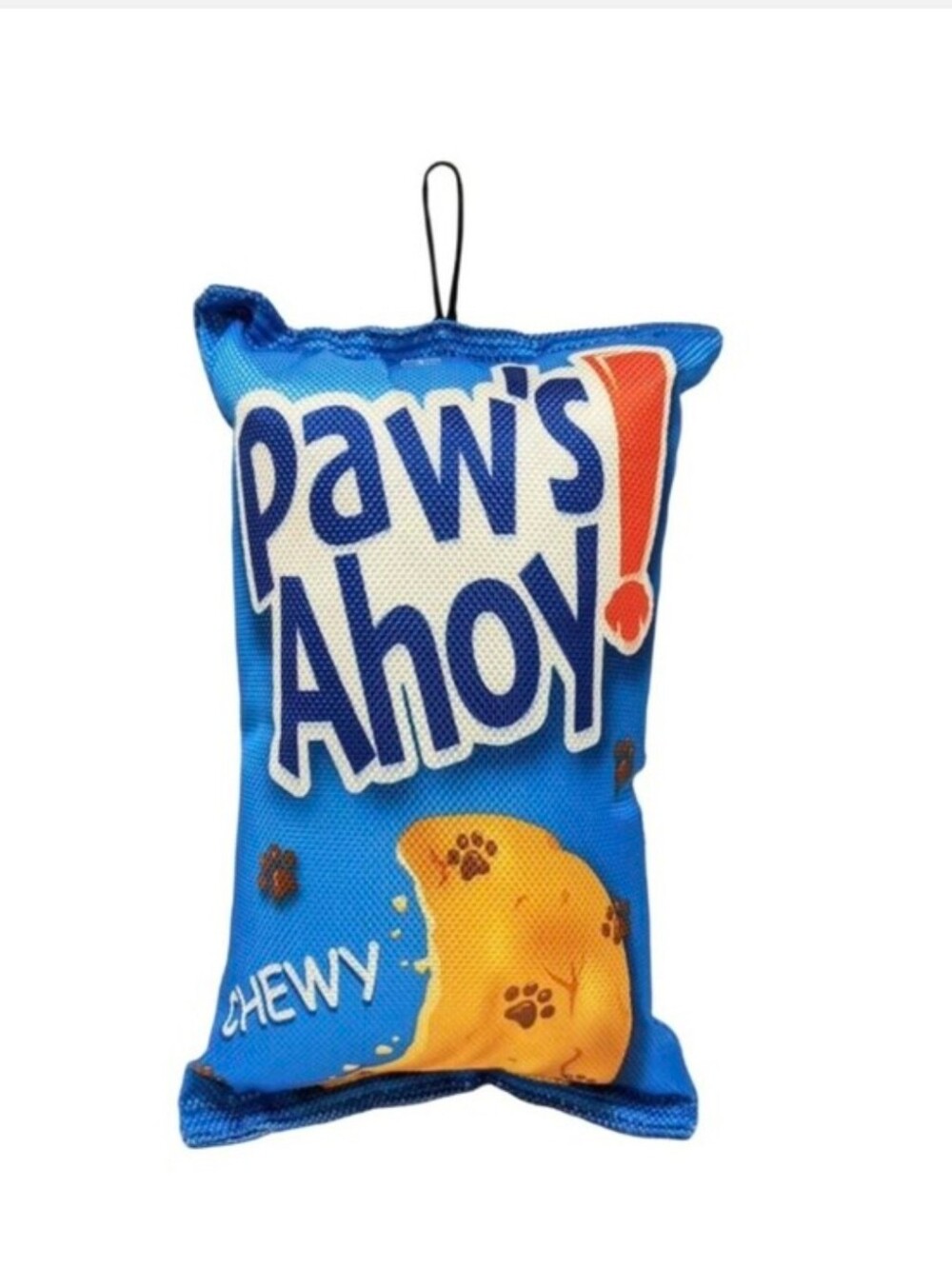 Paw's Ahoy Blue Plush Dog Chew Toy by